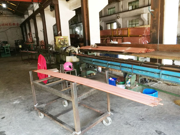 銅管翅片加工、調直設備